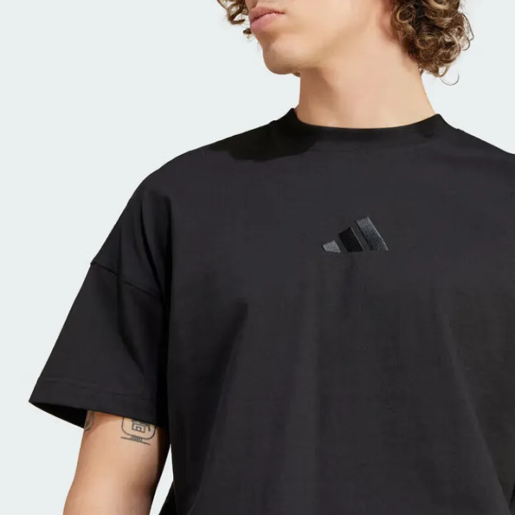 Adidas T Shirts Men Black-4
