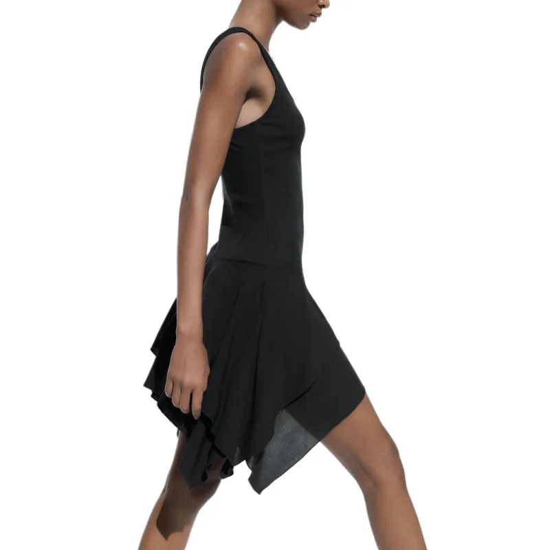 ZARA Sleeveless Dress Women's Black-2