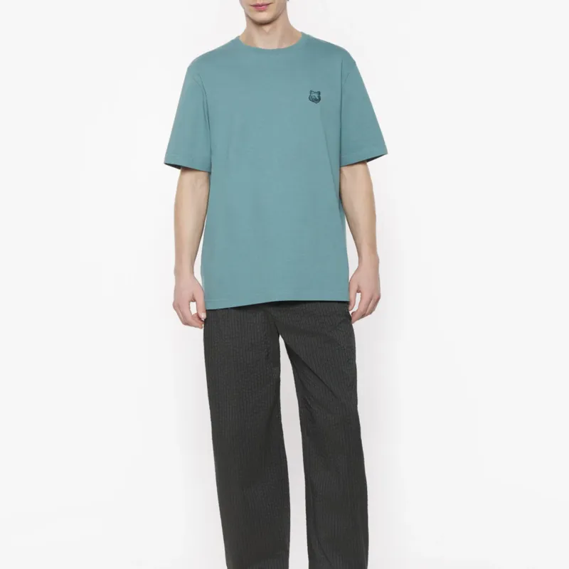 Maison Kitsune Bold Fox Head Patch Crewneck T Shirt-3