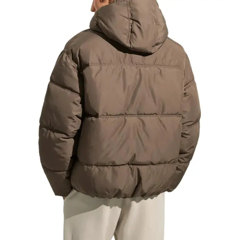 Hollister Puffer Jacket Men's Brown-4