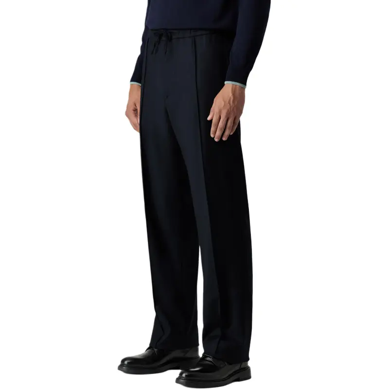 Canali Suit Trousers Men Blue-3