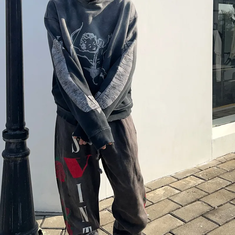 Askyurself Sweatshirt Unisex Sun-Washed Black-5