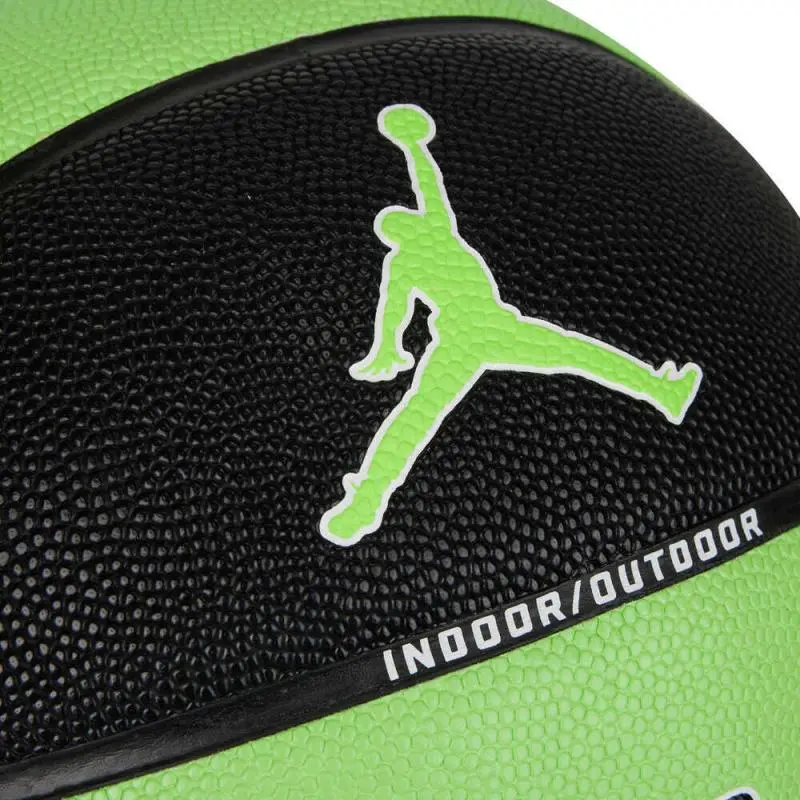 Nike Artificial Leather Basketball Black Green Size 7 Training Unisex-2