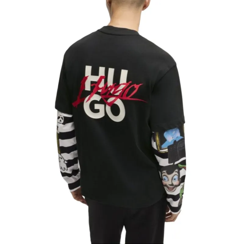 HUGO BOSS Logo print Relaxed fit T shirt-2