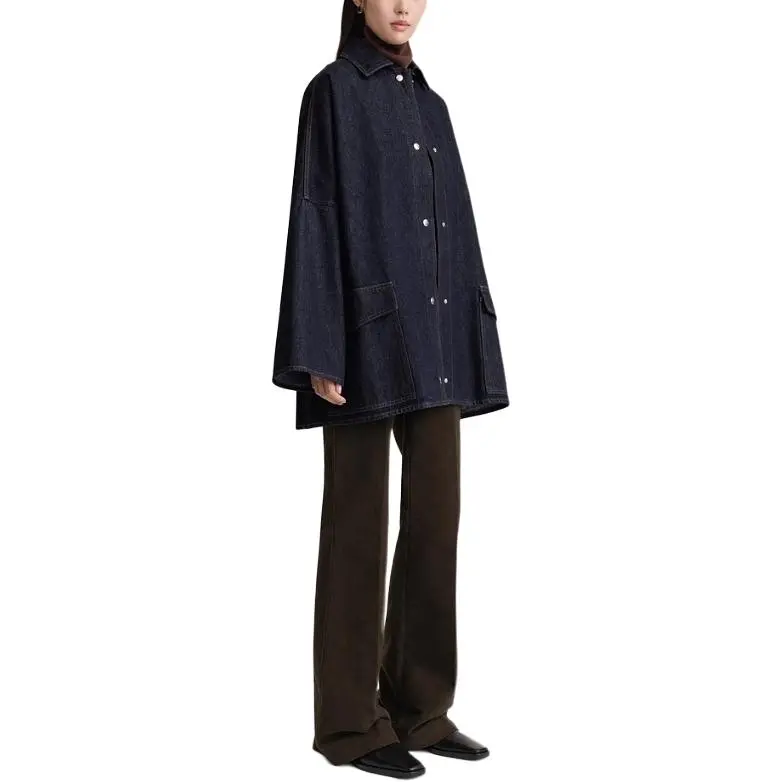 TOTEME Denim Overshirt Jacket-5