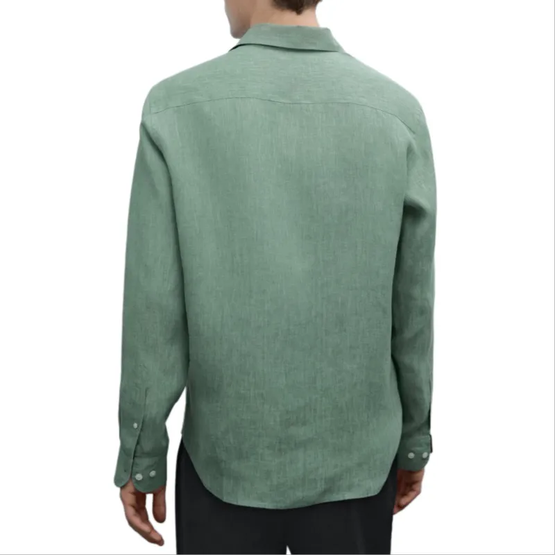 Massimo Dutti Shirt Men's Green-3