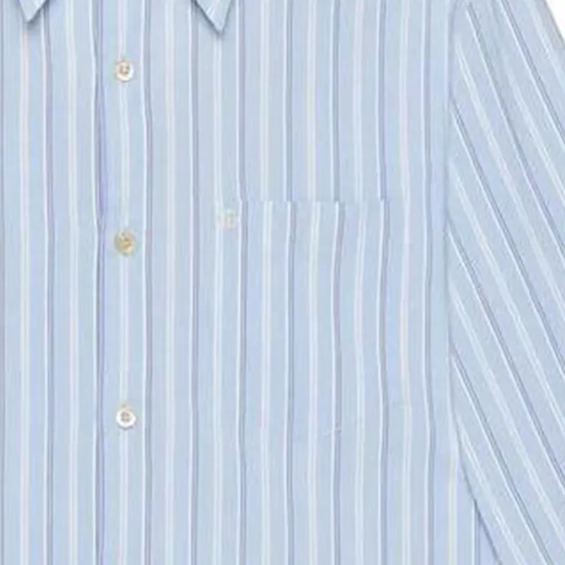 GUCCI Striped Collared Long-Sleeve Shirt-3