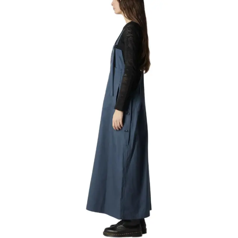 Yohji Yamamoto Sleeveless Dress Women's Blue Gray-5