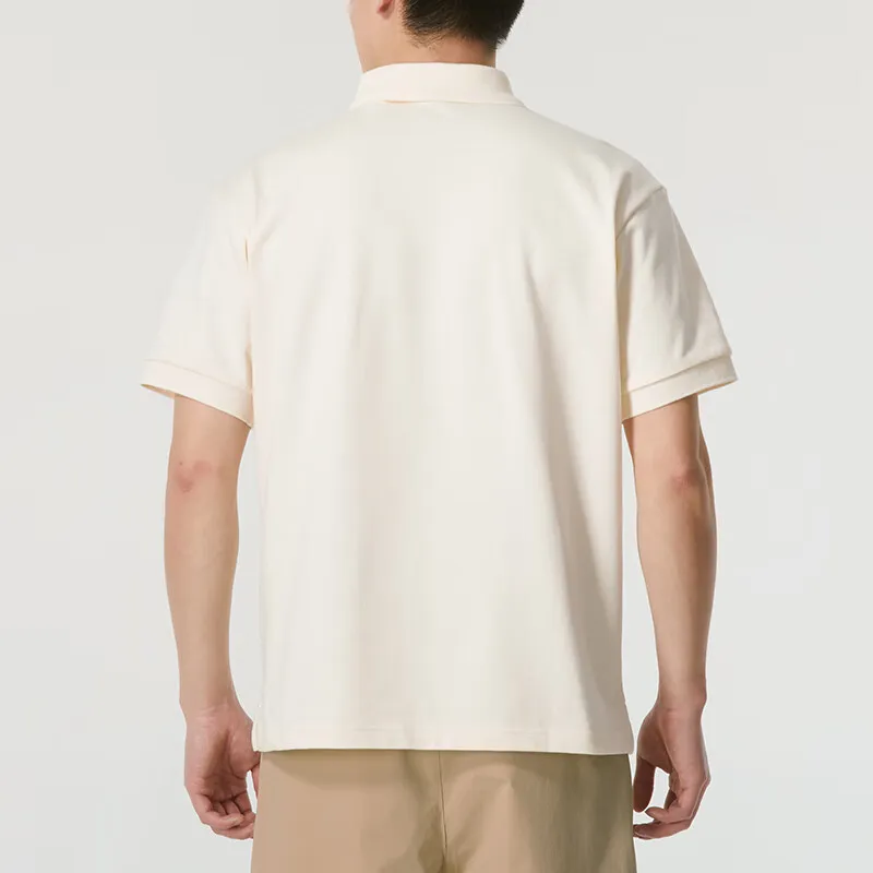 New Balance Polo Shirt Men's Ecru-3