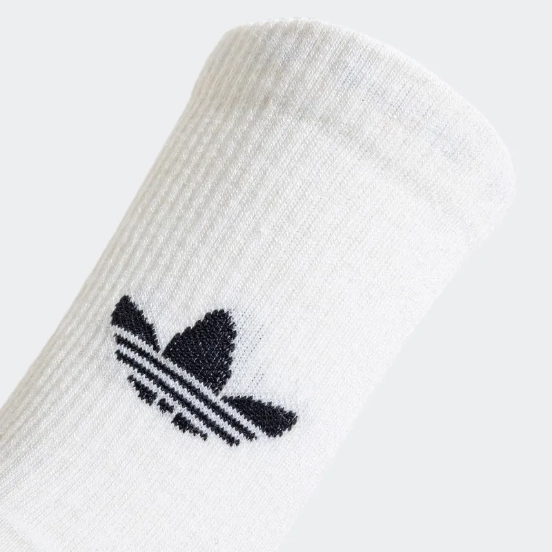 Adidas Originals TREFOIL PREMIUM CREW SOCKS Mid Calf Socks Unisex 2 Pack-4