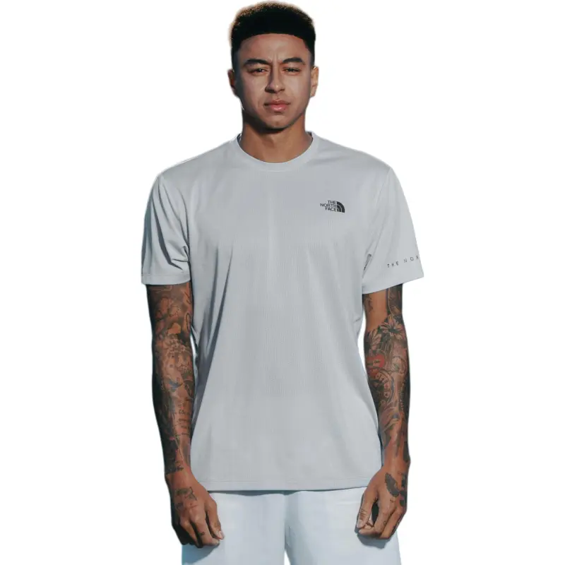 THE NORTH FACE White Label T Shirt Men's Ice Gray-2