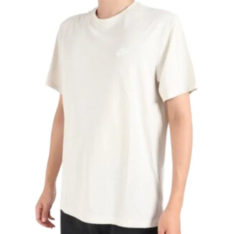 Nike T Shirts Men Beige-3