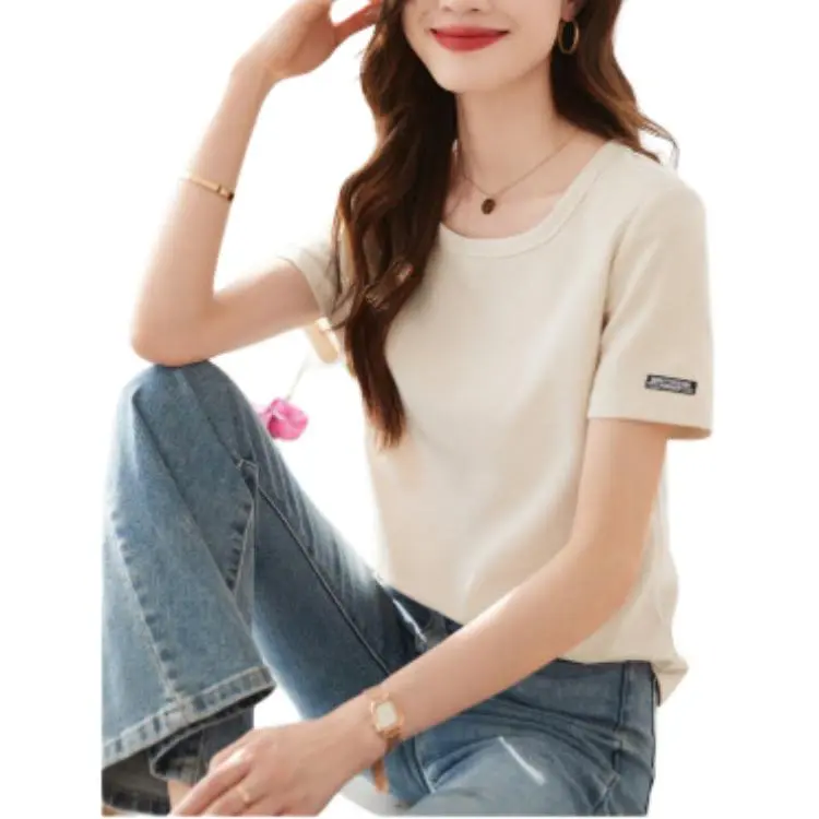 Mo Han Yi Mei T Shirt Women's Ecru-3