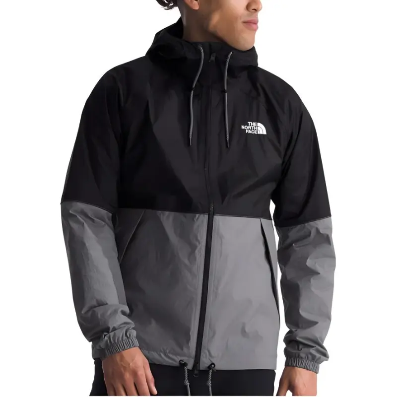 THE NORTH FACE Antora Waterproof And Breathable Windbreaker Jacket Men's Black Gray-1