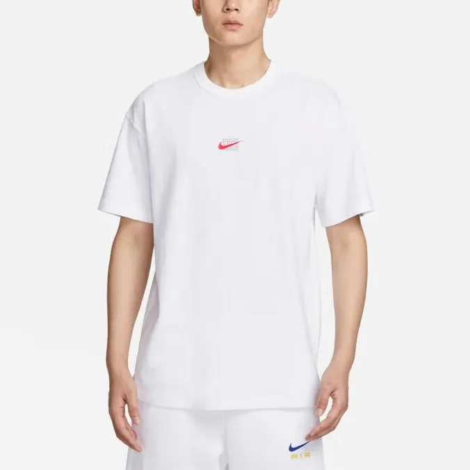 Nike T Shirts Unisex White-2