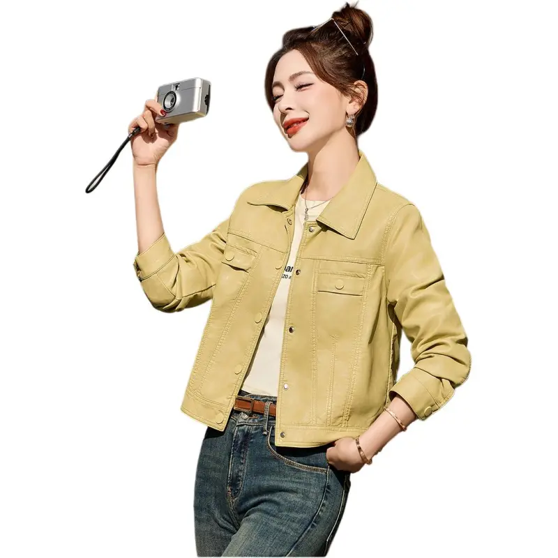 Fele.d Leather Jackets Women's-1