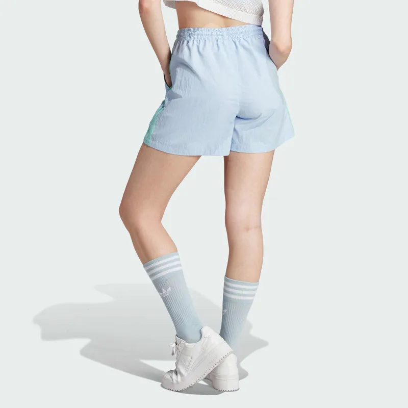 Adidas Originals Casual Shorts Women's Light Pink Blue-2