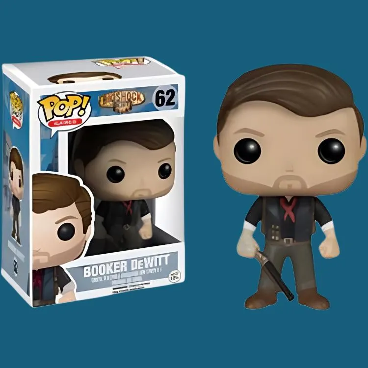 Funko POP! Collection Games Bioshock Booker Dewitt Chibi Figures-2