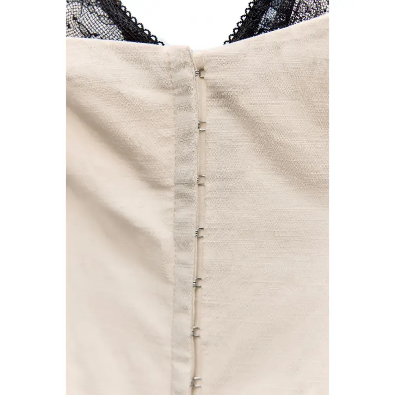 ZARA Slip Dresses Women's Raw White-3