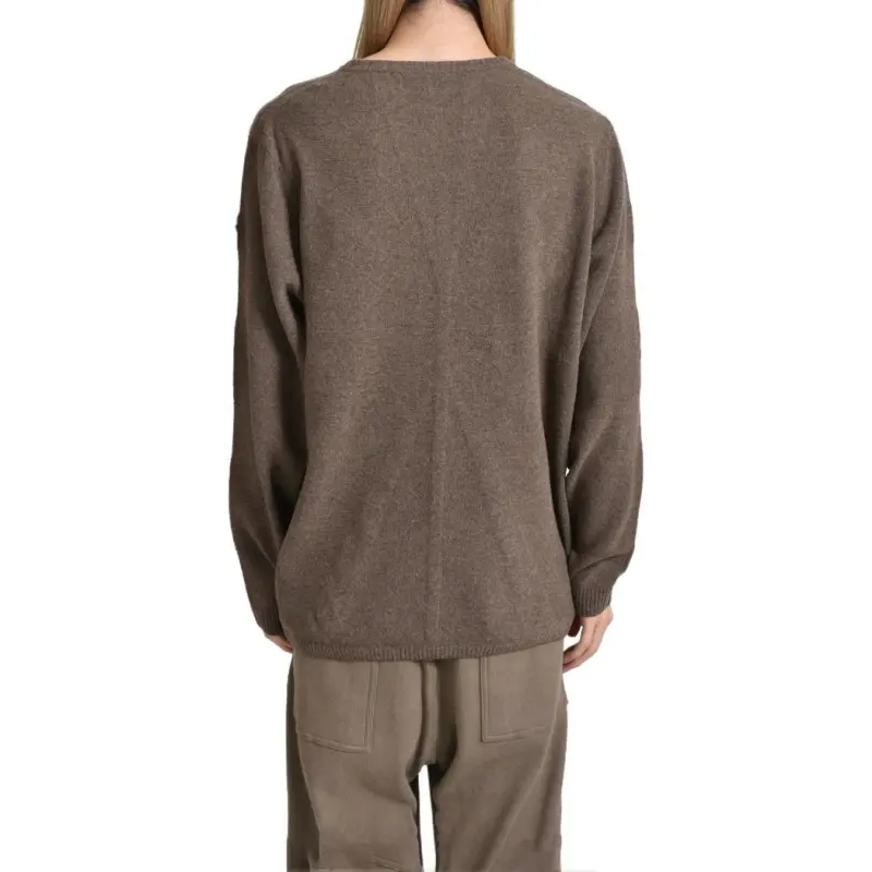 RICK OWENS RICK OWENS X Moncler Maglia Jumbo Round Neck Top-4