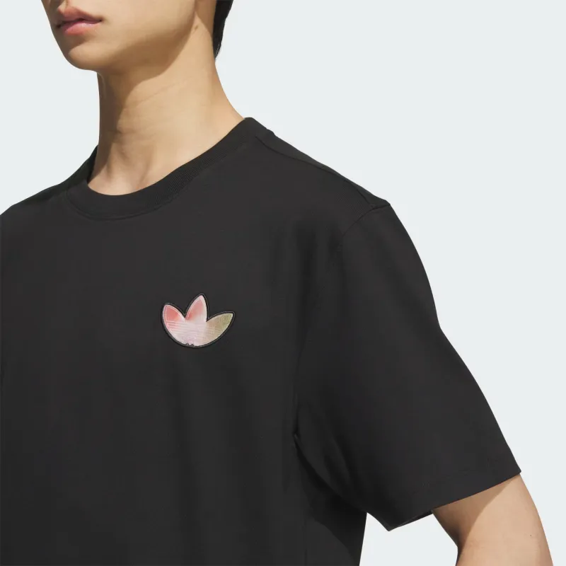 Adidas Originals Short Sleeve Tee T Shirt Men's Black/Black-4