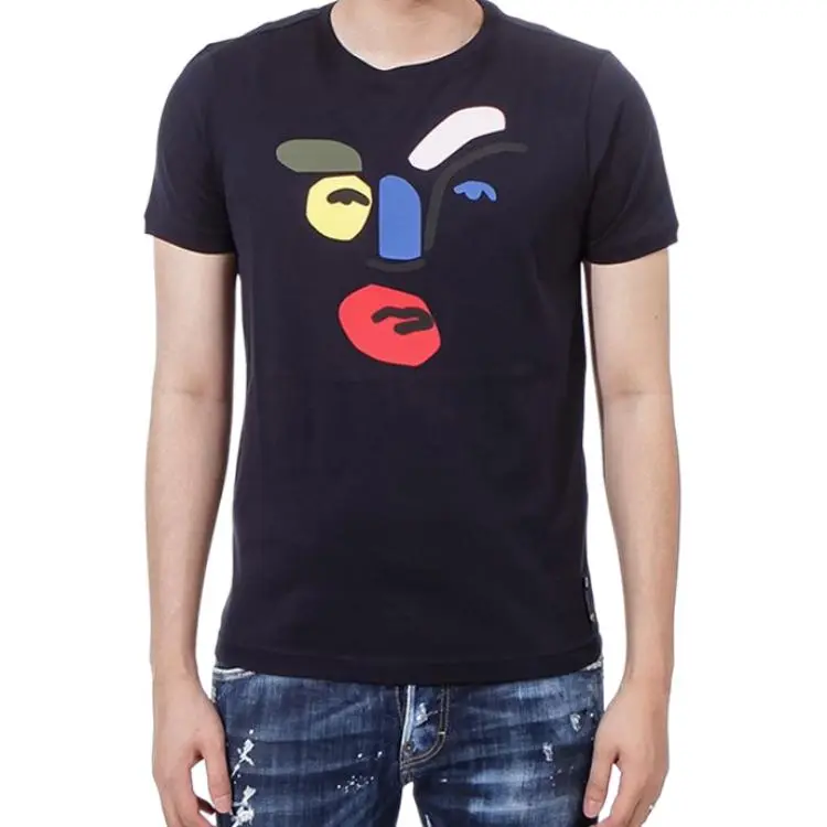FENDI T Shirts Men Black-3