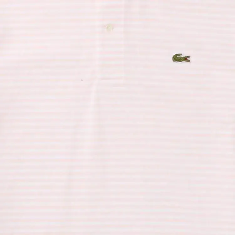 LACOSTE Polo Shirt Men's White/Light Pink-1