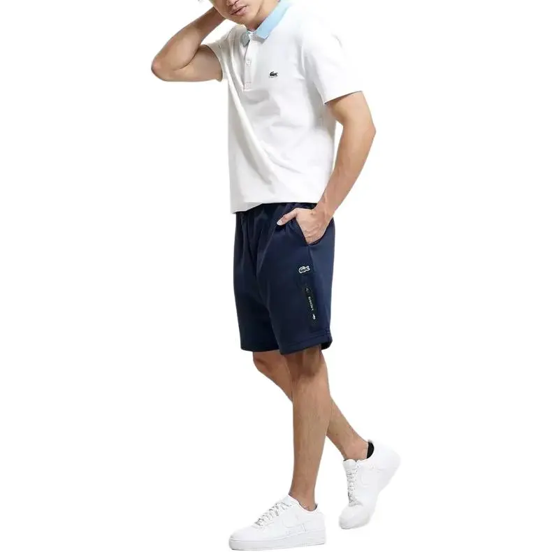 LACOSTE Casual Shorts Men's Blue-2