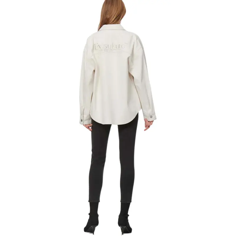 EVISU Denim Jackets Women's White-6