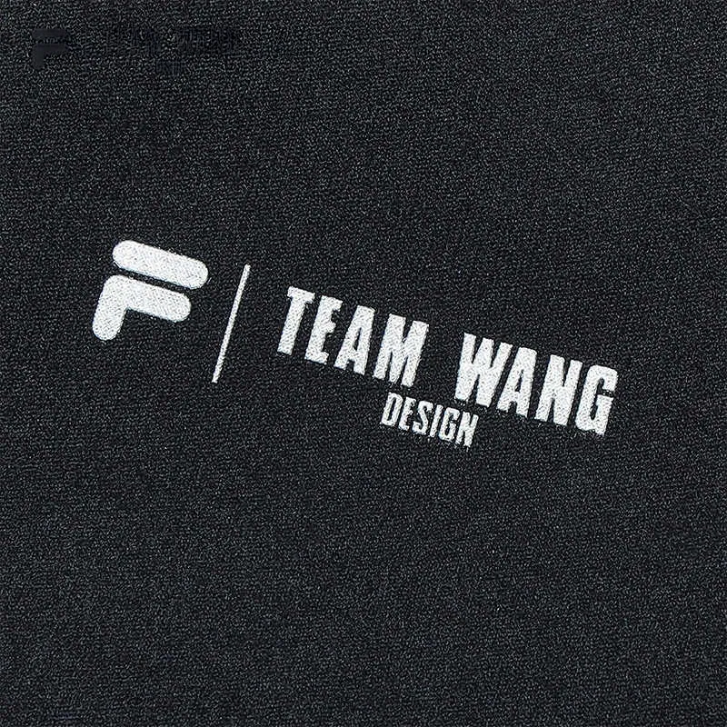 FILA FUSION x TEAM WANG Knitted Sweatpants Men's Jet Black-3