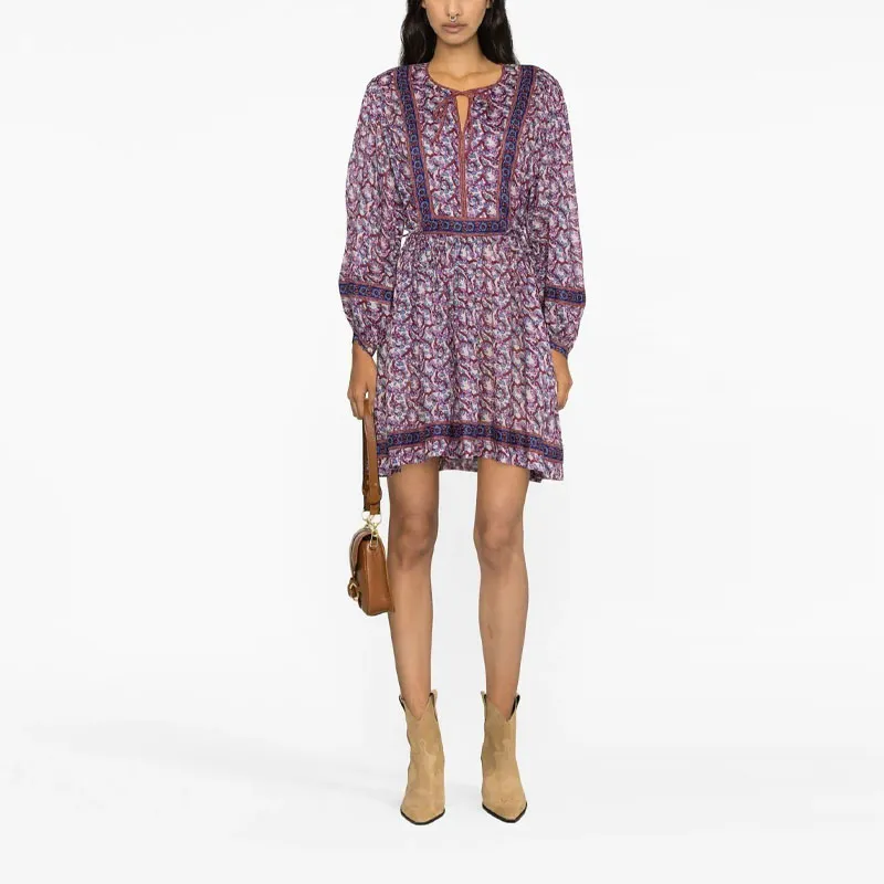 ISABEL MARANT ETOILE Gilinesia Floral print Mini Dress-1