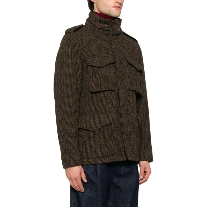 ASPESI Mini Check pattern Jacket-3