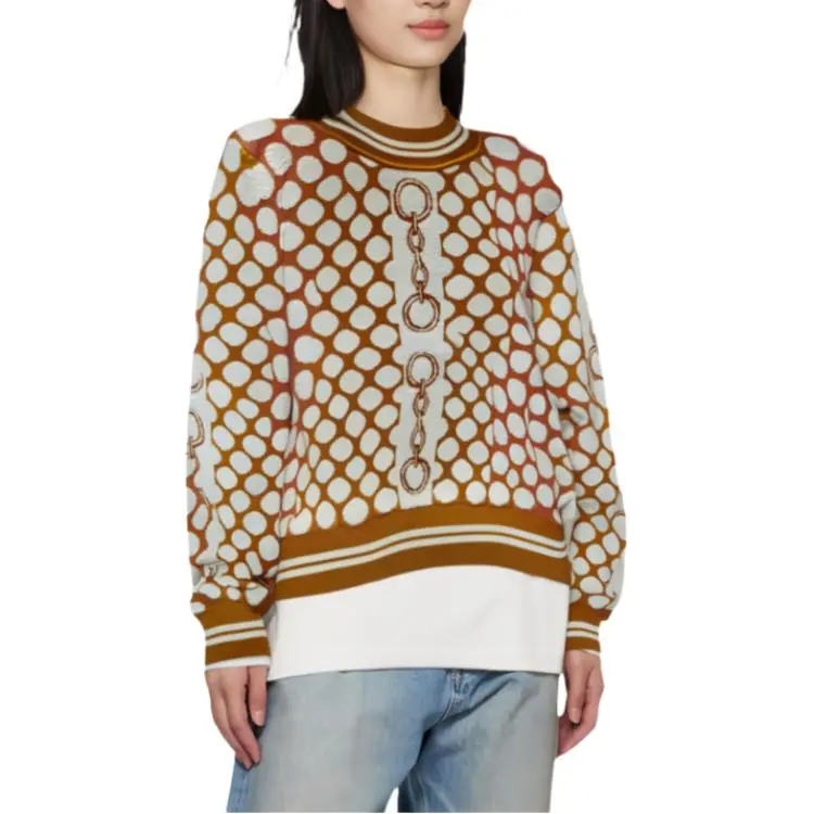 HERMES Sweaters Women's Brown-1