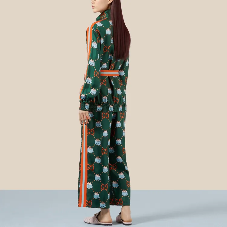 GUCCI Casual Pants Women's Green-2