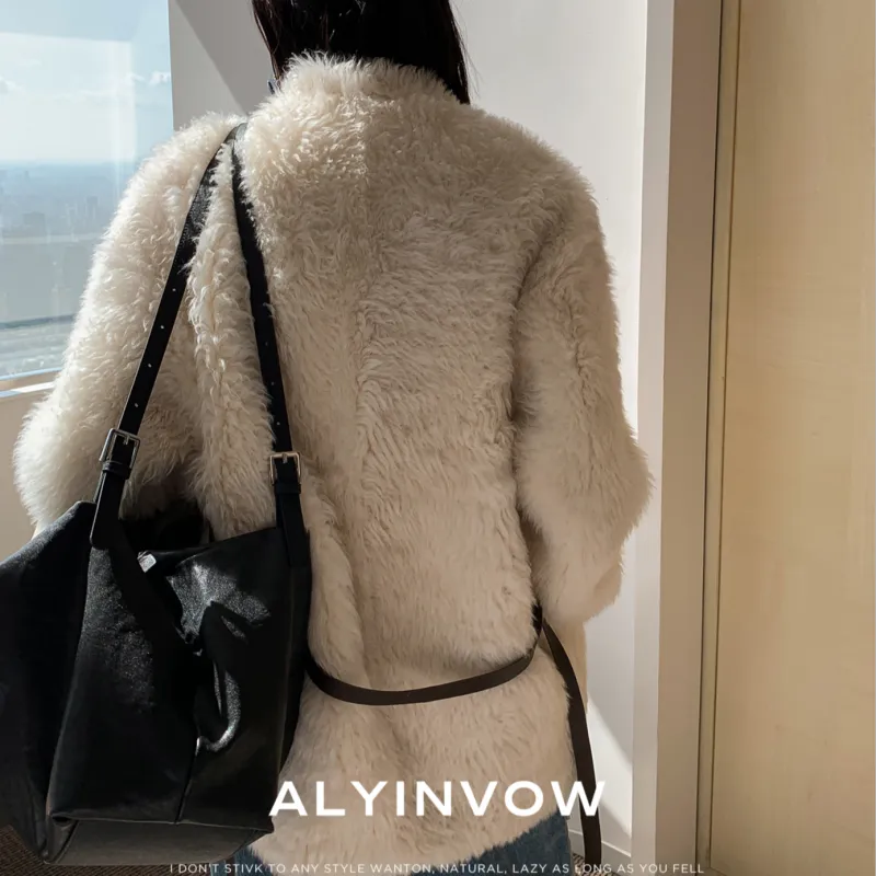 Alyinvow Furs Unisex Ecru Ships Within 2 Days After Placing The Order-2