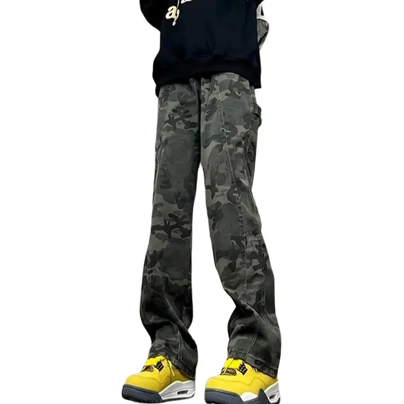 FOREVER 21 Jeans Unisex Camouflage Black-1