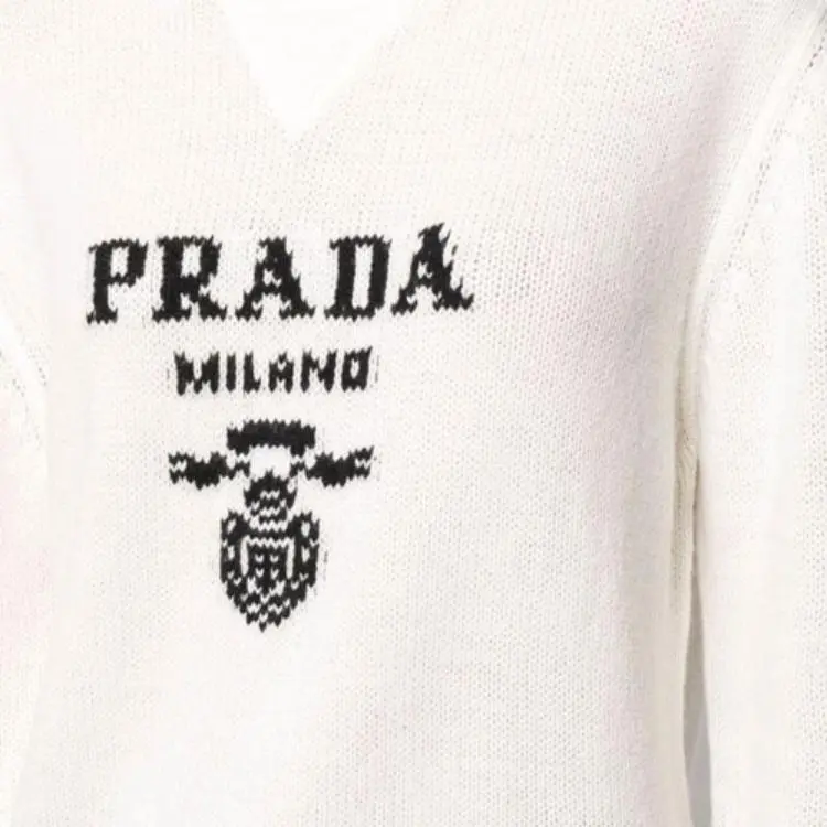 PRADA Cashmere Sweaters Women's White-4