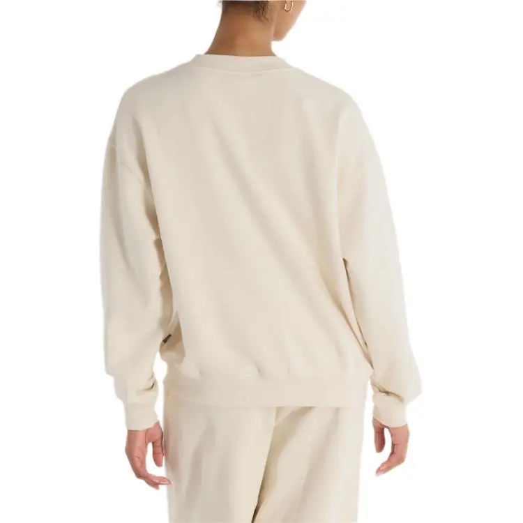 New Balance French Terry FW24 Sweatshirt Women's Ecru-1