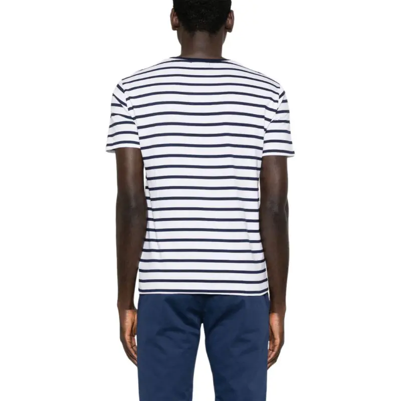 Polo Ralph Lauren Logo Embroidered Striped T Shirt-2