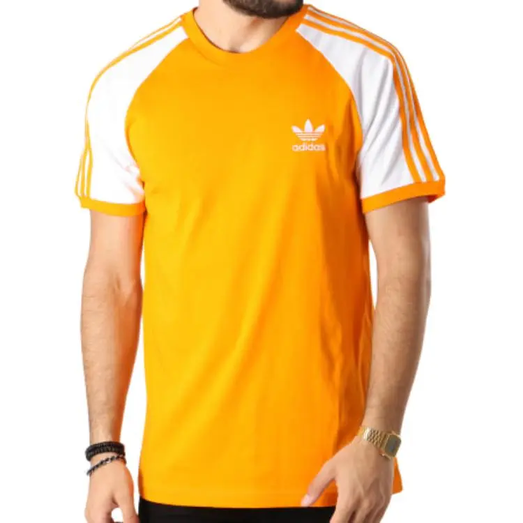Adidas T Shirts Men Orange-3