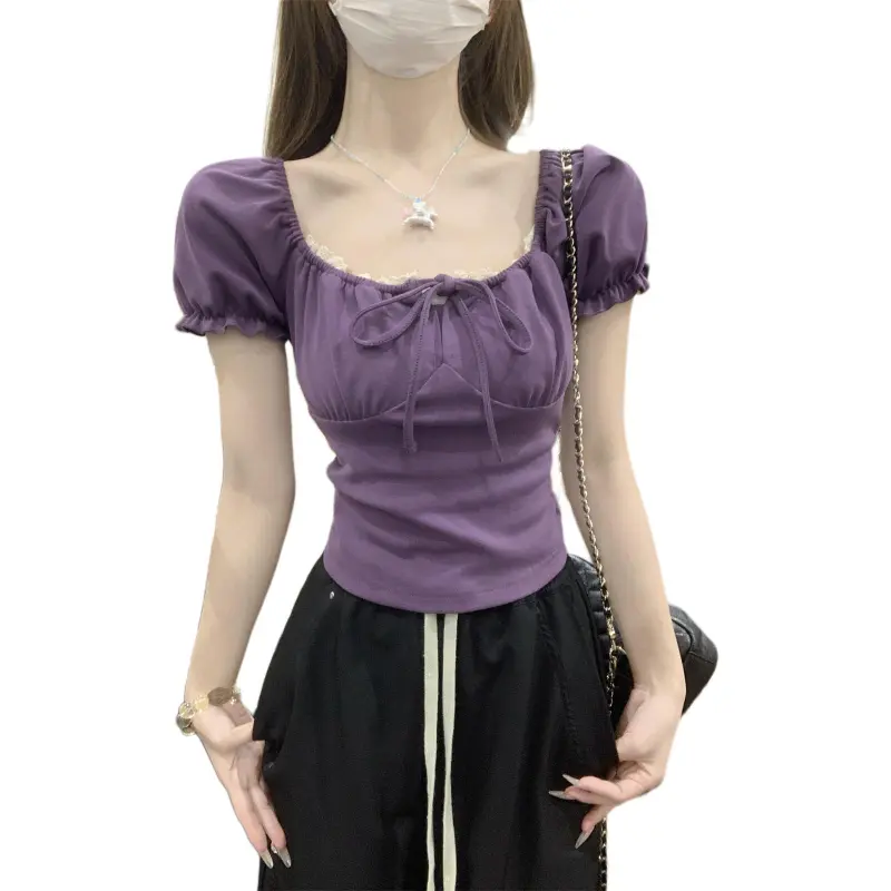 The Temptation Of The Muse Puff Sleeve T Shirt Women's-2