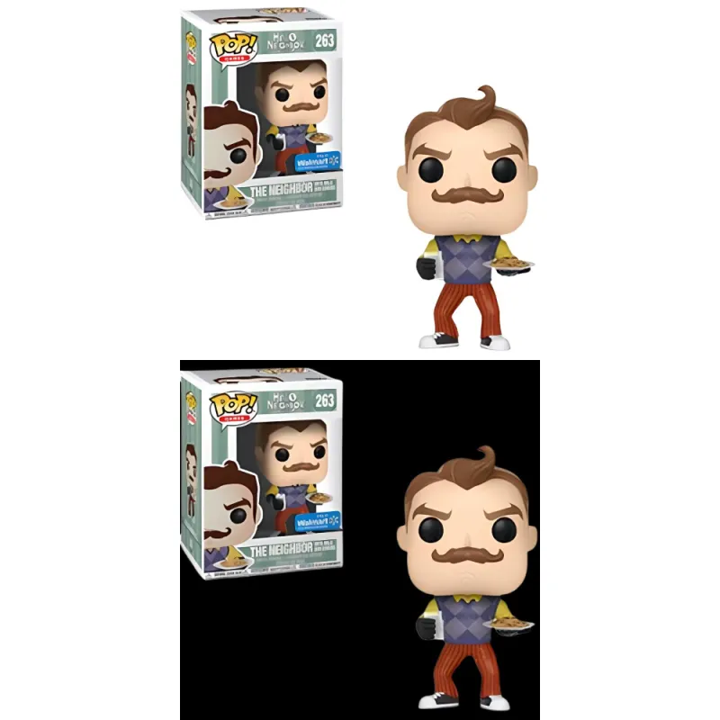 Funko Pop! Games Hello Neighbor The Neighbor With Milk & Cookies Walmart Exclusive Figure #263-3