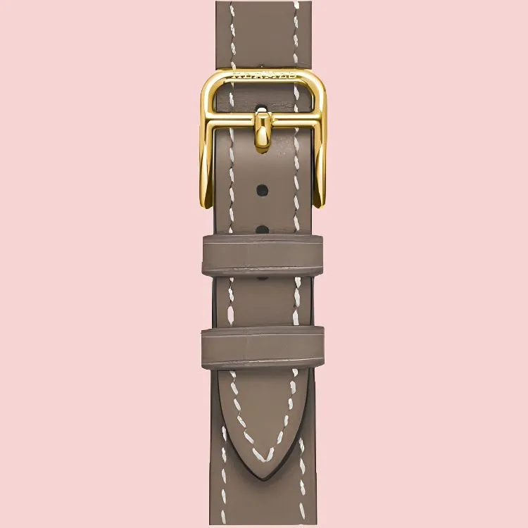 HERMES Watch Band All Compatibility 135 165mm Cowhide Leather Material-3