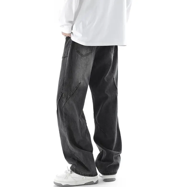 IJRJ Jeans Unisex Black Gray Color-1