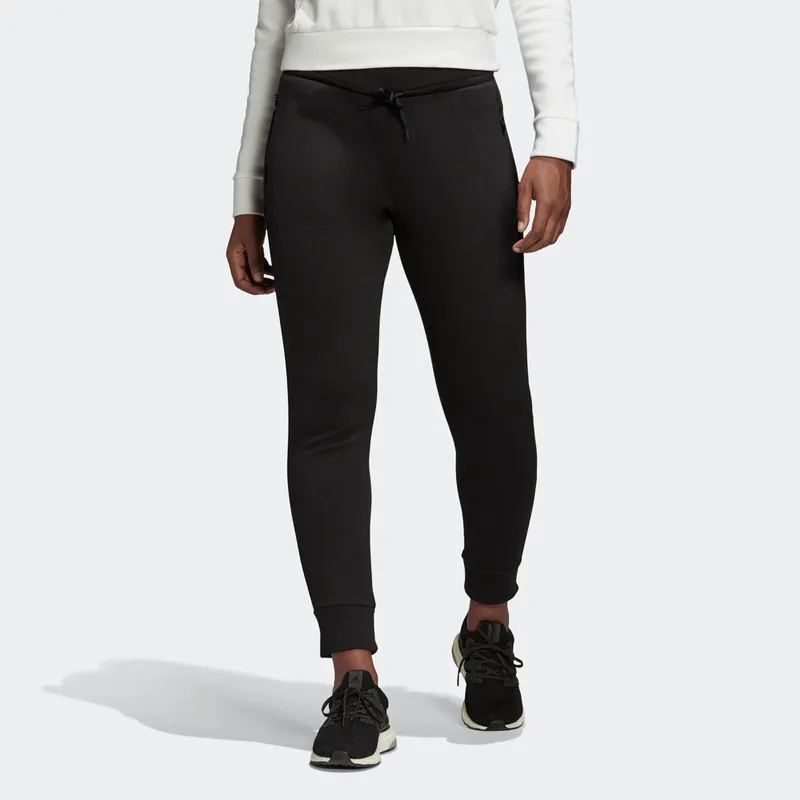 Adidas SS23 Knitted Sports Pants Women's Black-2