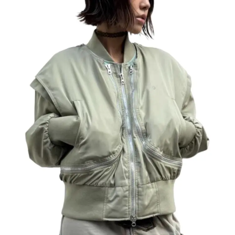 Converse Jackets Coats Women's Green-2