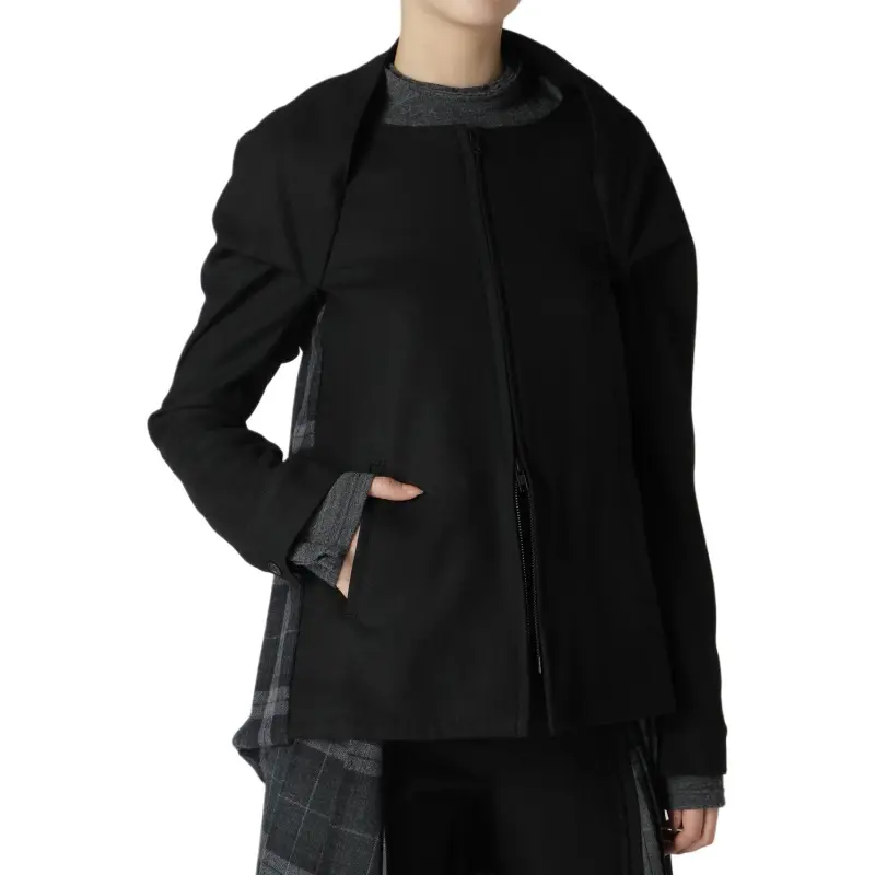 Yohji Yamamoto Panelled Jacket-6