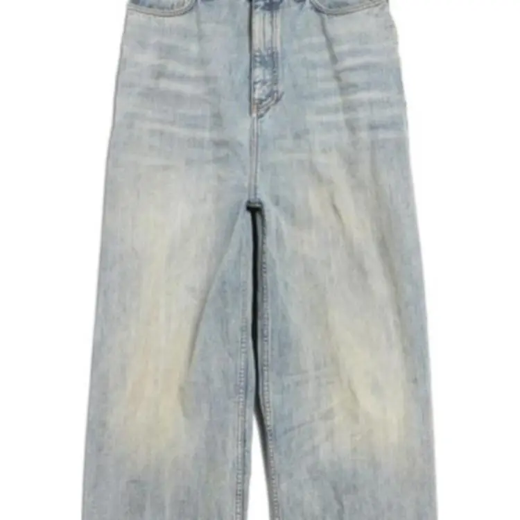 Balenciaga SS25 Jeans Regular Fit Women's Gray Blue-5