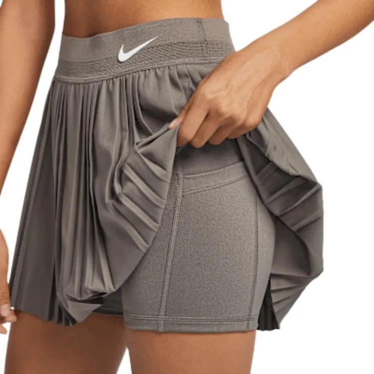 Nike Court SlamDri Fit Casual Short Skirts Women's Cave Stone-4