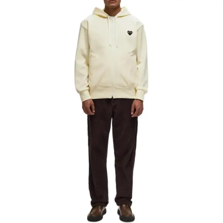 CDG Play Sweatshirt Unisex Yellow-2